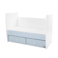Letto per bambini MATRIX NEW white+baby blue /letto per adolescenti/